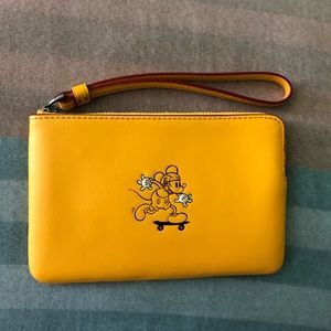 Coach x Disney Mickey Limited Edition Wristlet